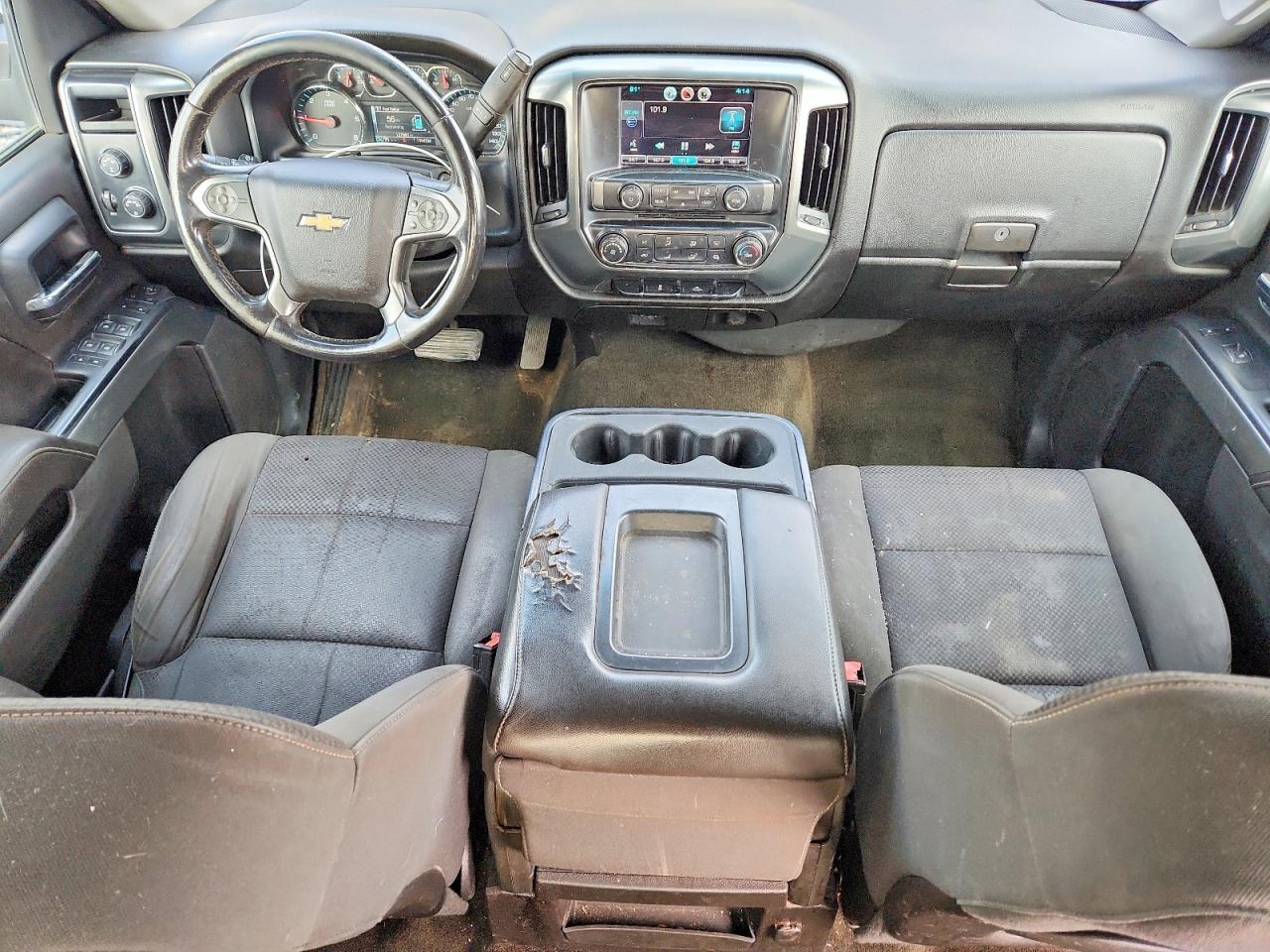 2015 Chevrolet Silverado K1500 Lt Black vin: 3GCUKRECXFG170020