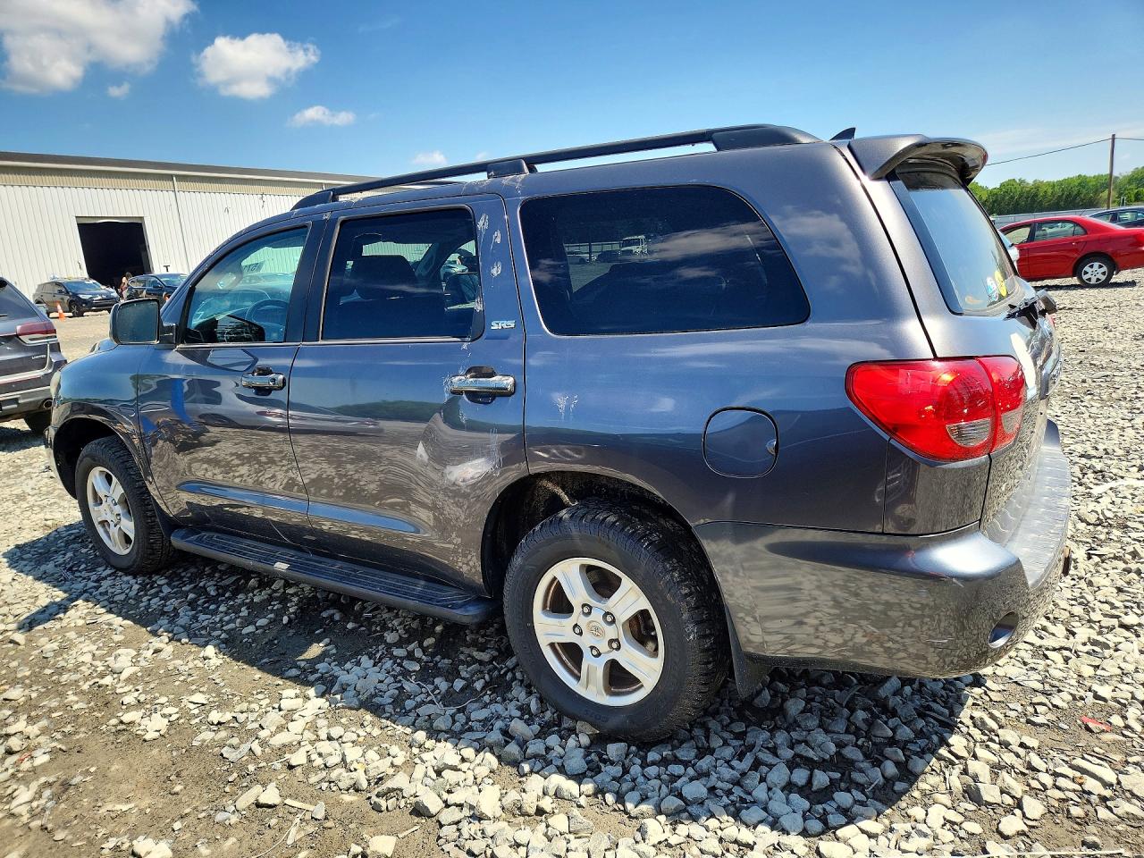 2013 Toyota Sequoia Sr5 Gray vin: 5TDBY5G15DS082730