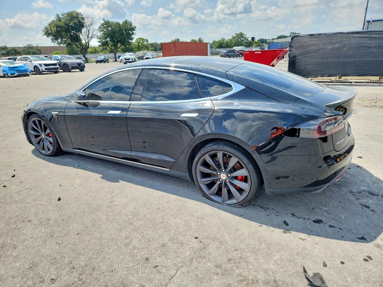 2014 Tesla Model S Black vin: 5YJSA1H25EFP64873