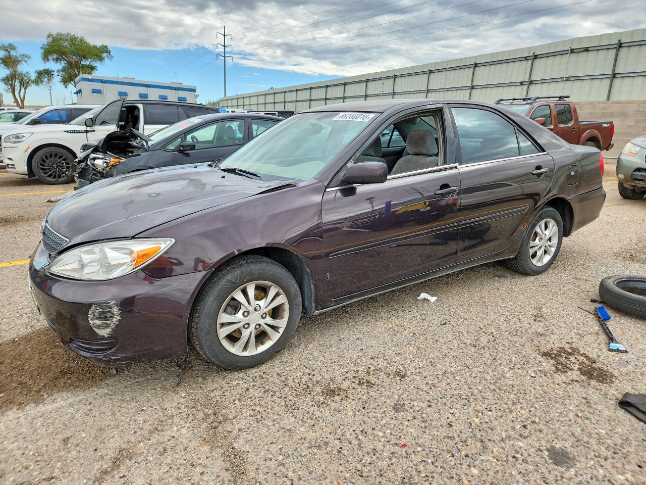 2003 Toyota Camry Le Maroon vin: 4T1BE32K53U766423
