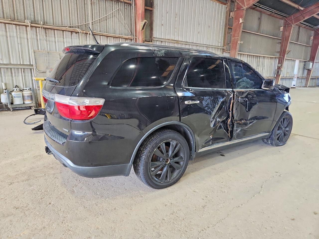 2013 Dodge Durango Crew Black vin: 1C4RDHDG8DC530108