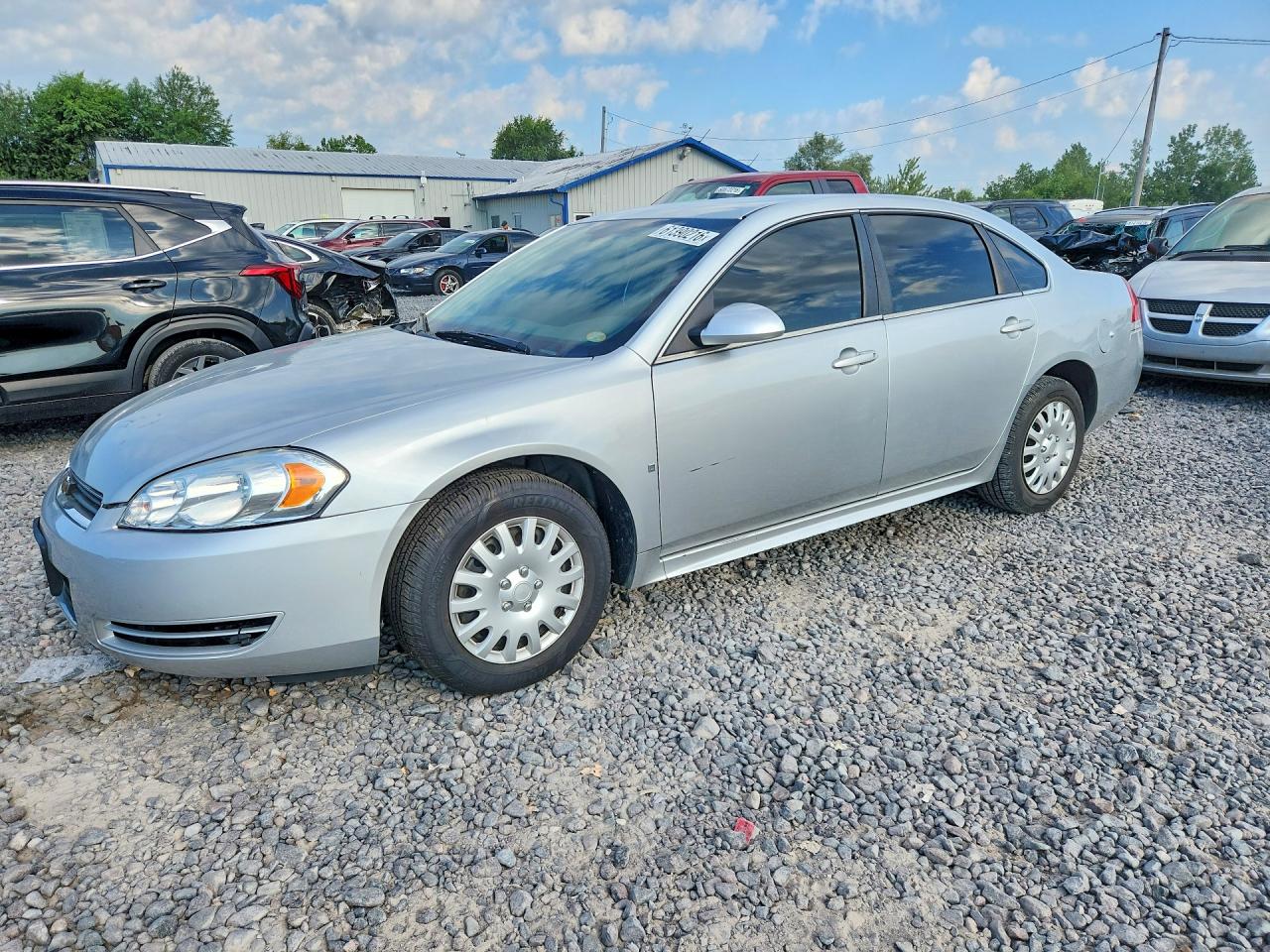 2010 Chevrolet Impala Ls Silver vin: 2G1WA5EK0A1124119