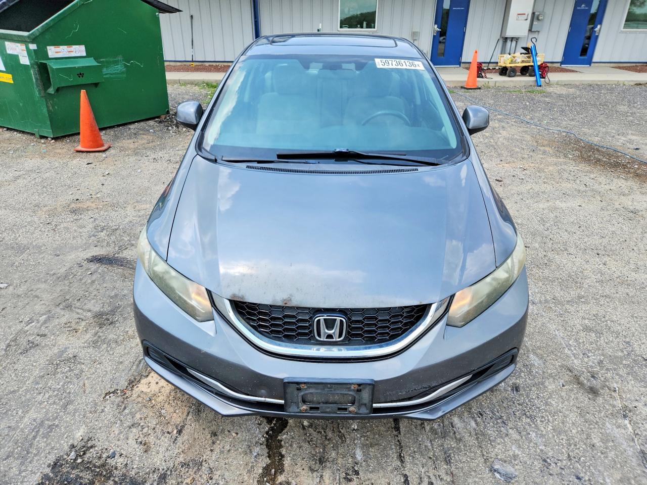 2013 Honda Civic Ex Silver vin: 19XFB2F8XDE031248