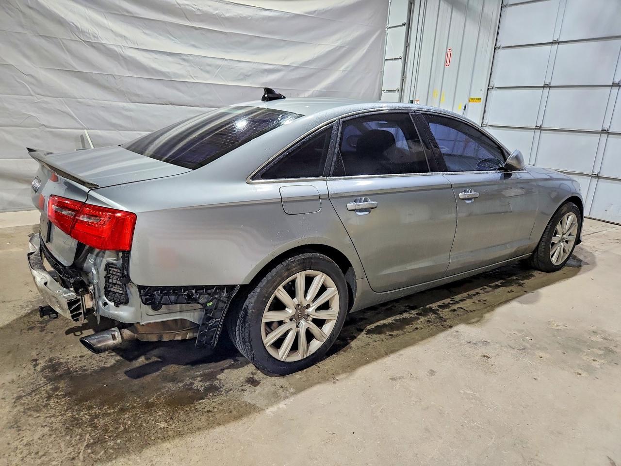 2013 Audi A6 Premium Plus Silver vin: WAUGFAFC7DN012463
