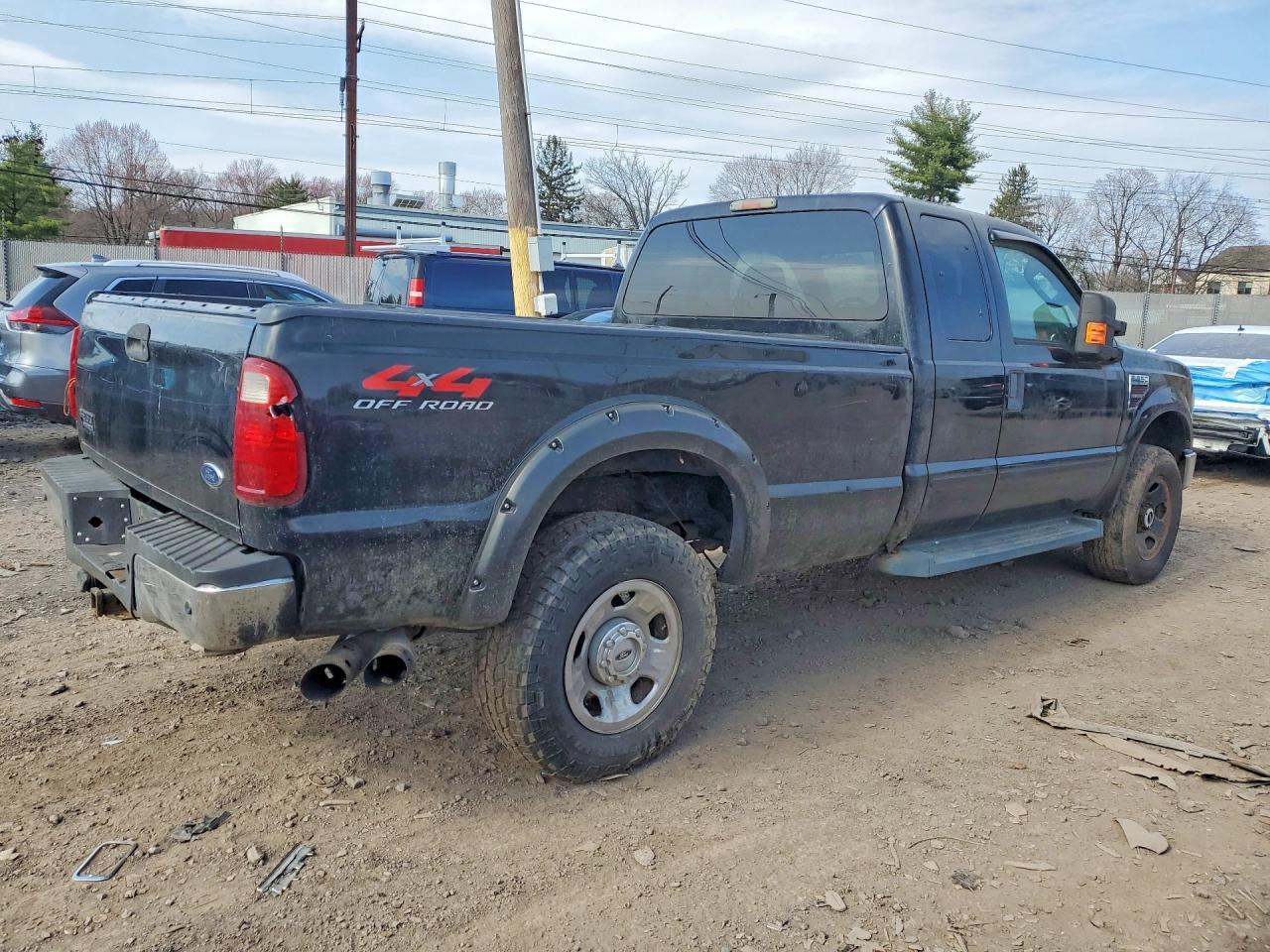 2008 Ford F350 Srw Super Duty Black vin: 1FTWX31R38ED35241