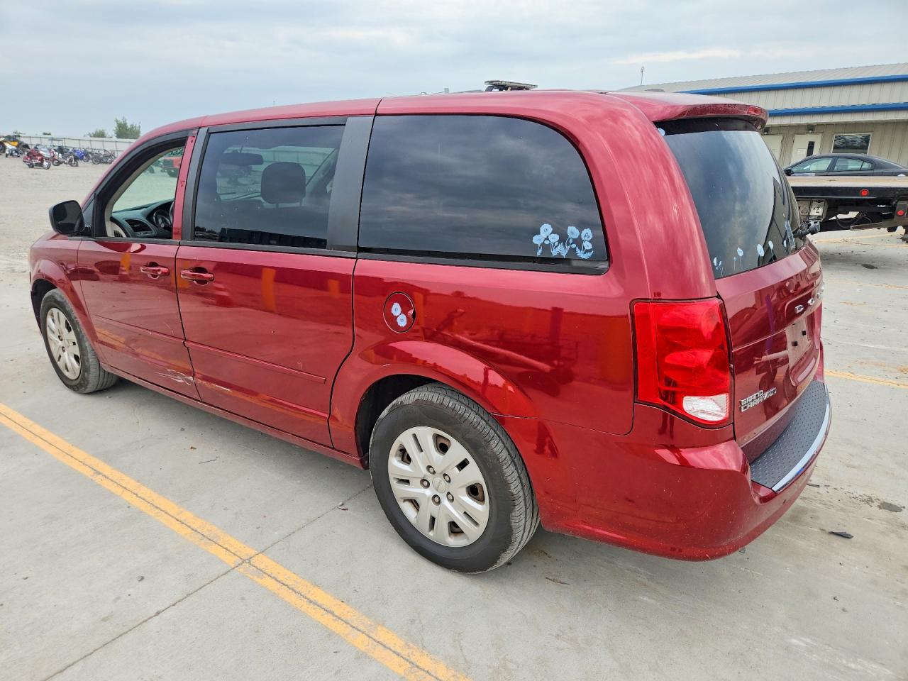 2015 Dodge Grand Caravan Se Red vin: 2C4RDGBG5FR616581