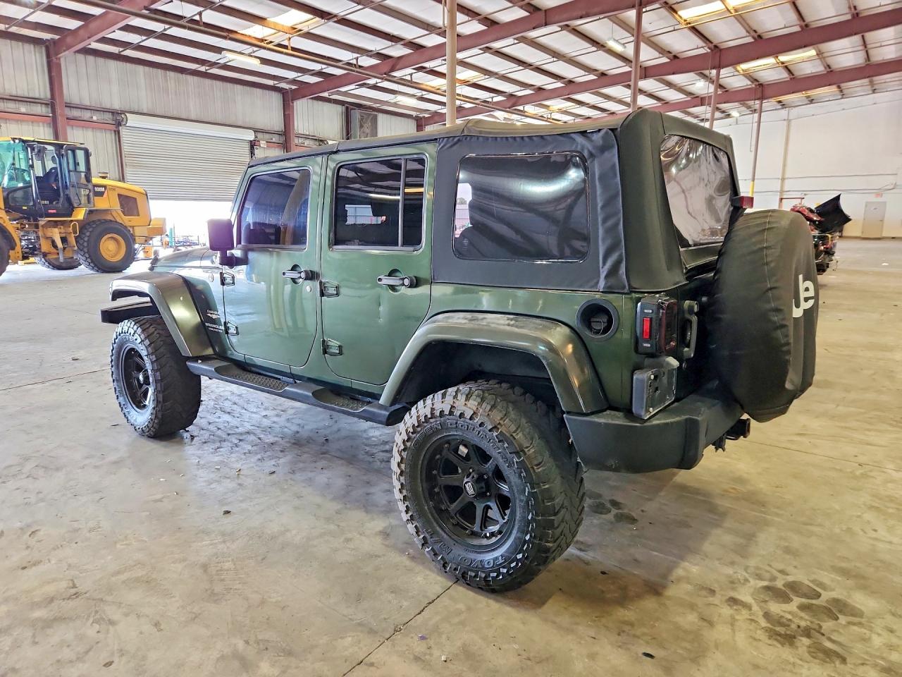2007 Jeep Wrangler Sahara Green vin: 1J4GA59157L149737