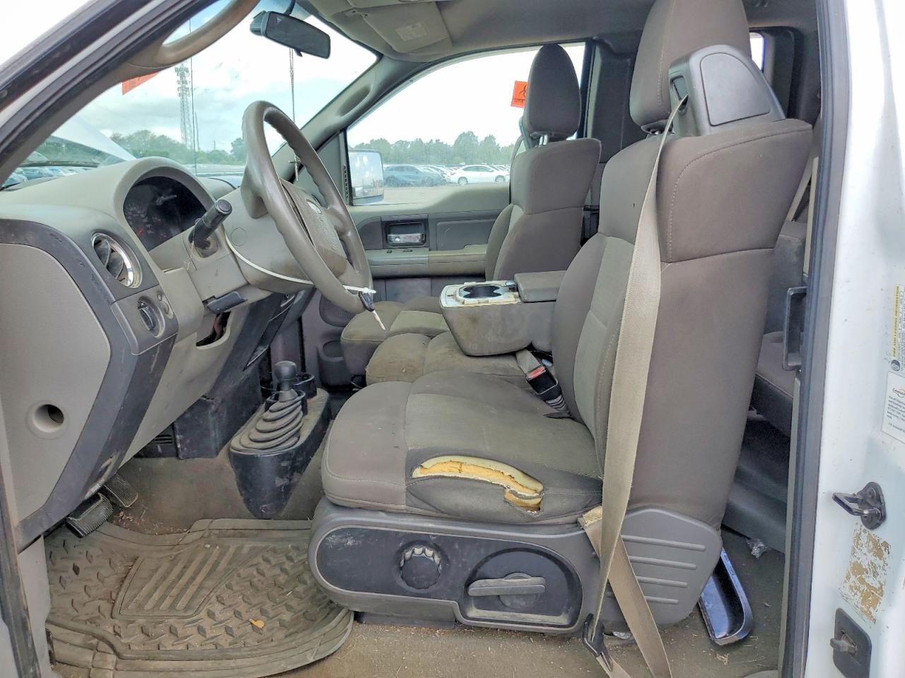 2006 Ford F150 White vin: 1FTRX14W46NA11991