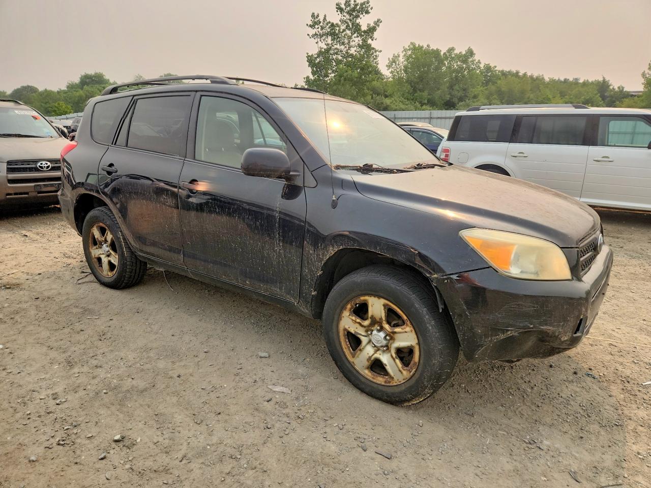 2008 Toyota Rav4 Base Black vin: JTMBD33V586072603