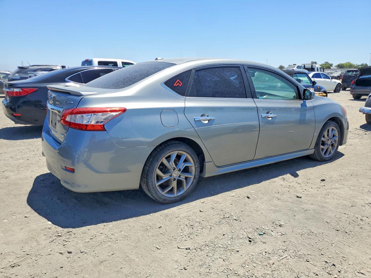 2014 Nissan Sentra Sr Gray vin: 3N1AB7AP4EL636033