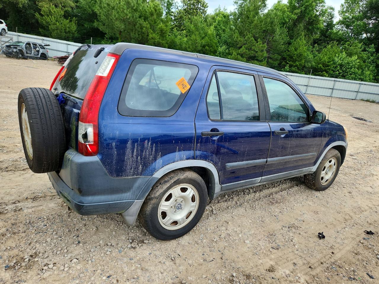 2005 Honda Cr-v Lx Blue vin: JHLRD68505C018571