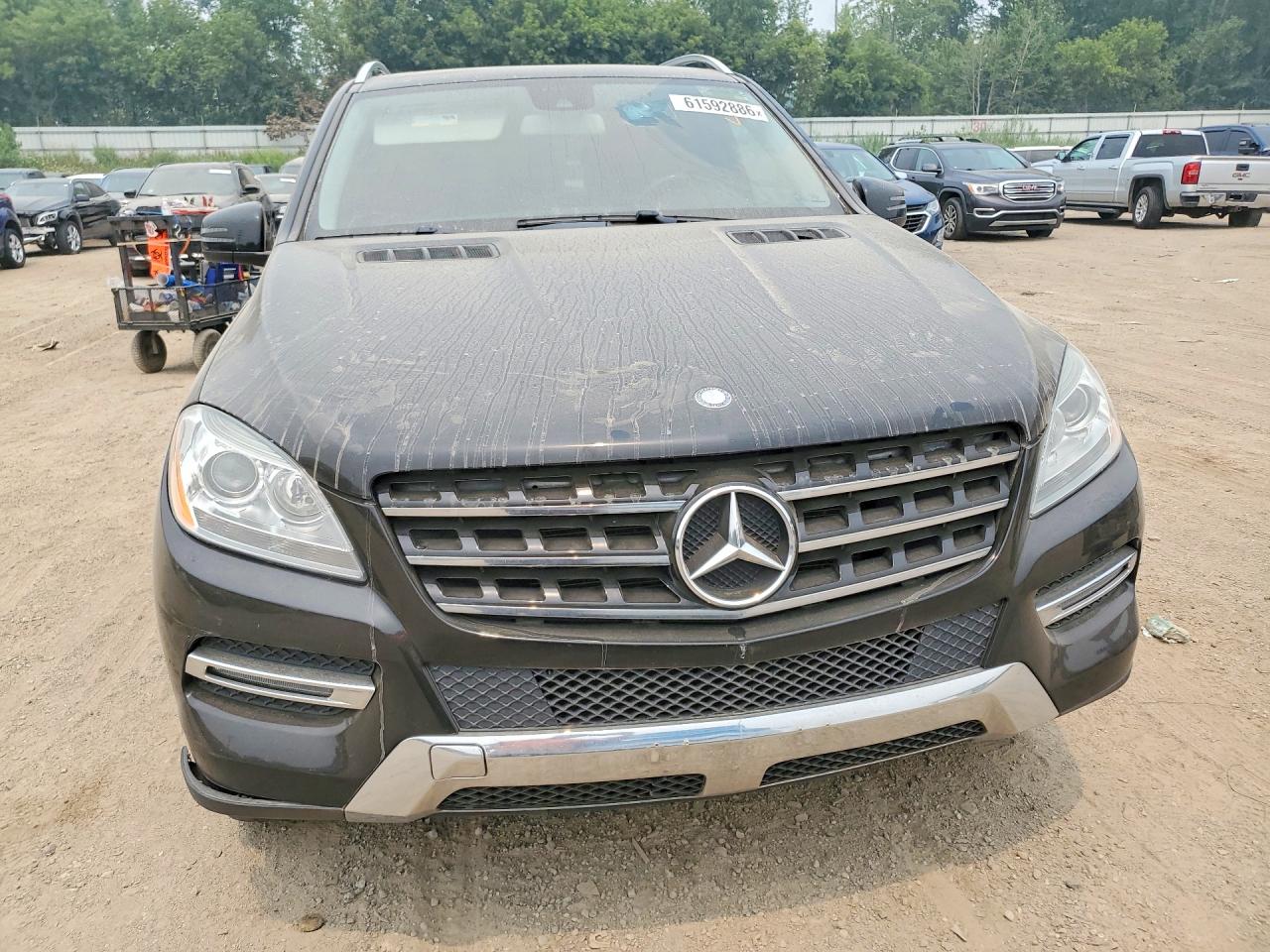 2014 Mercedes-benz Ml 350 4matic Black vin: 4JGDA5HB3EA415568
