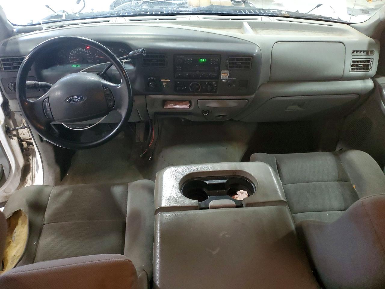 2004 Ford F250 Super Duty White vin: 1FTNX21L24EE08501