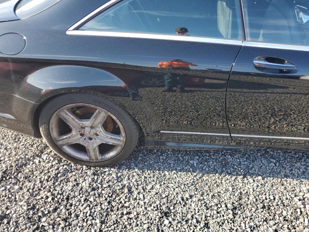 2007 Mercedes-benz Cl 550 Black vin: WDDEJ71X47A005025