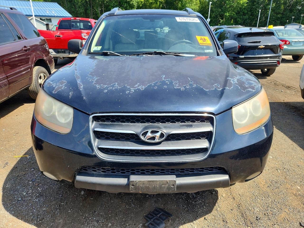 2008 Hyundai Santa Fe Se Black vin: 5NMSH13EX8H203522