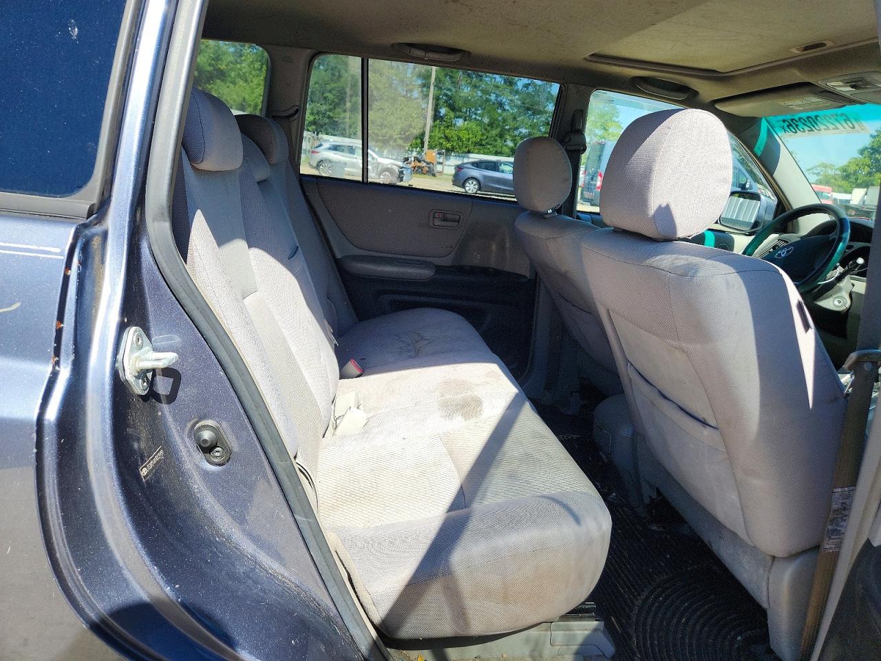 2007 Toyota Highlander Base Синий vin: JTEDP21A970129750