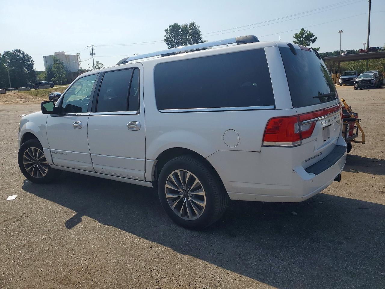 2015 Lincoln Navigator L Белый vin: 5LMJJ3HTXFEJ01584