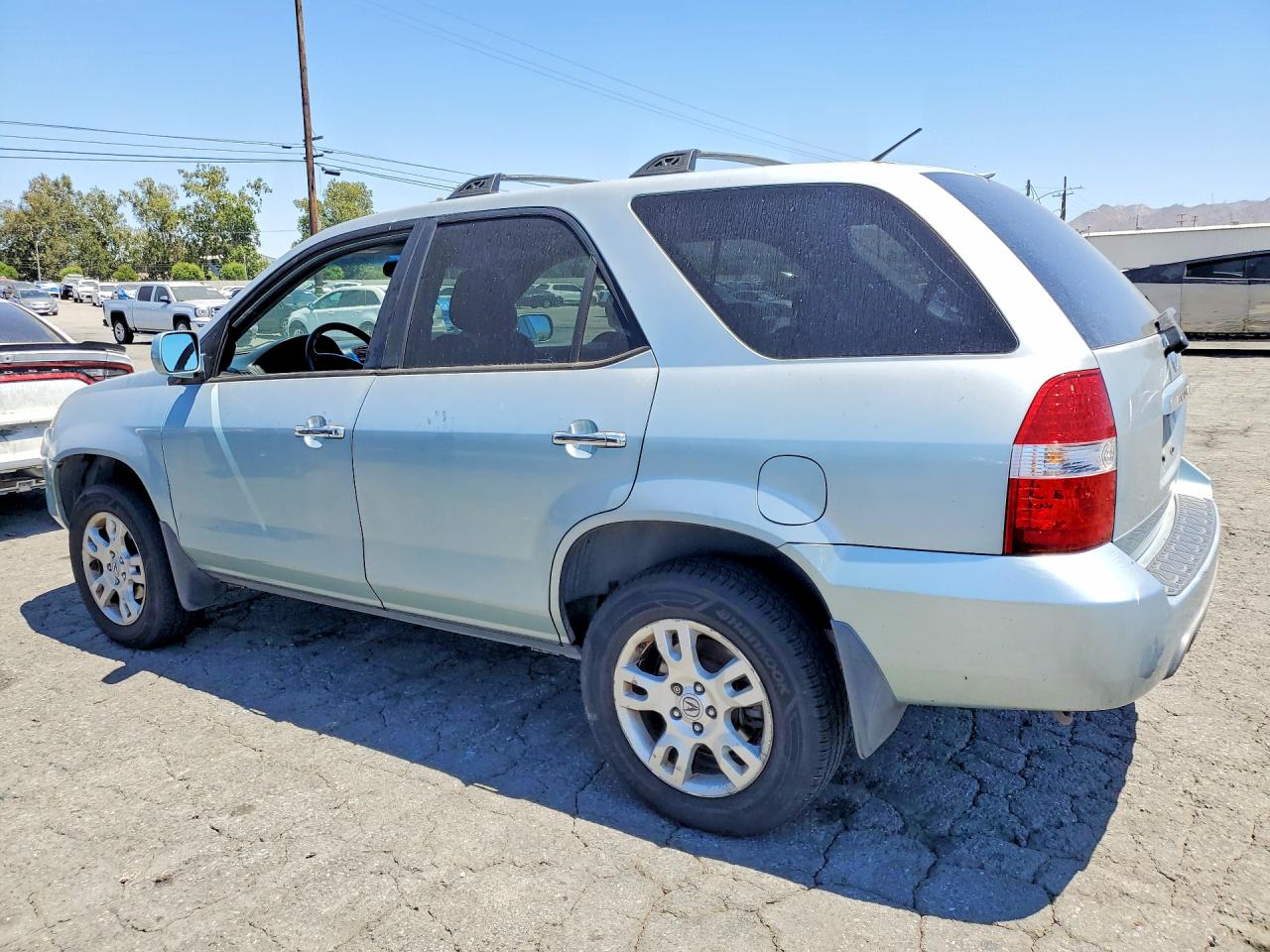 2002 Acura Mdx Touring Silver vin: 2HNYD18612H526720