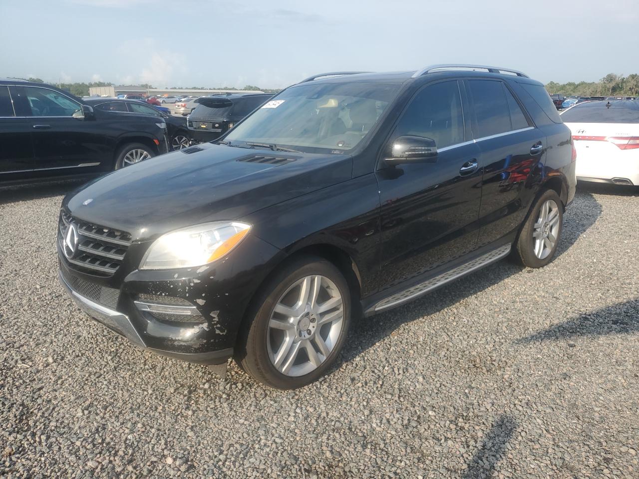 2014 Mercedes-benz Ml 350 Black vin: 4JGDA5JB8EA341199