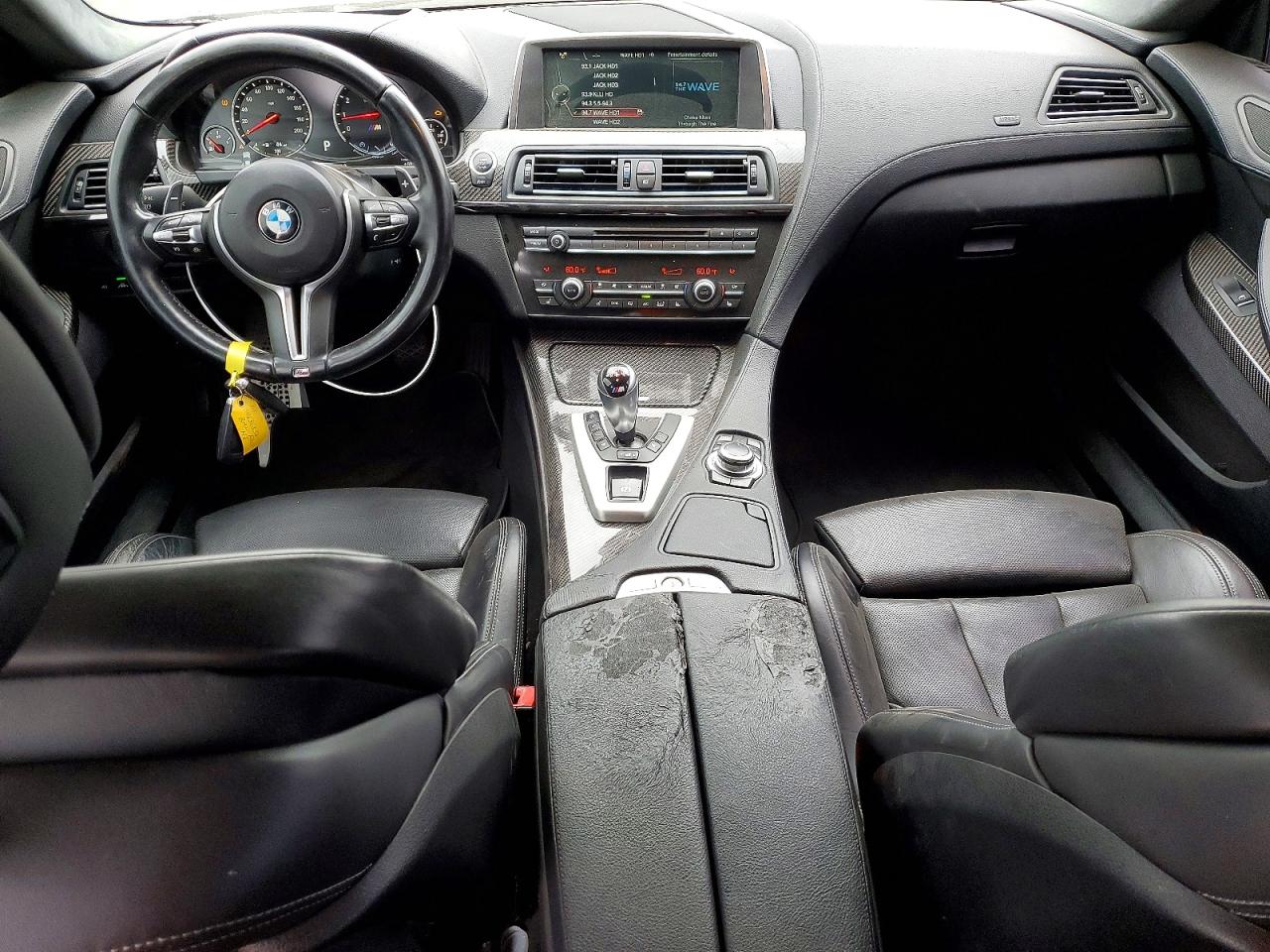 2014 Bmw M6 Gran Coupe Black vin: WBS6C9C51ED466705