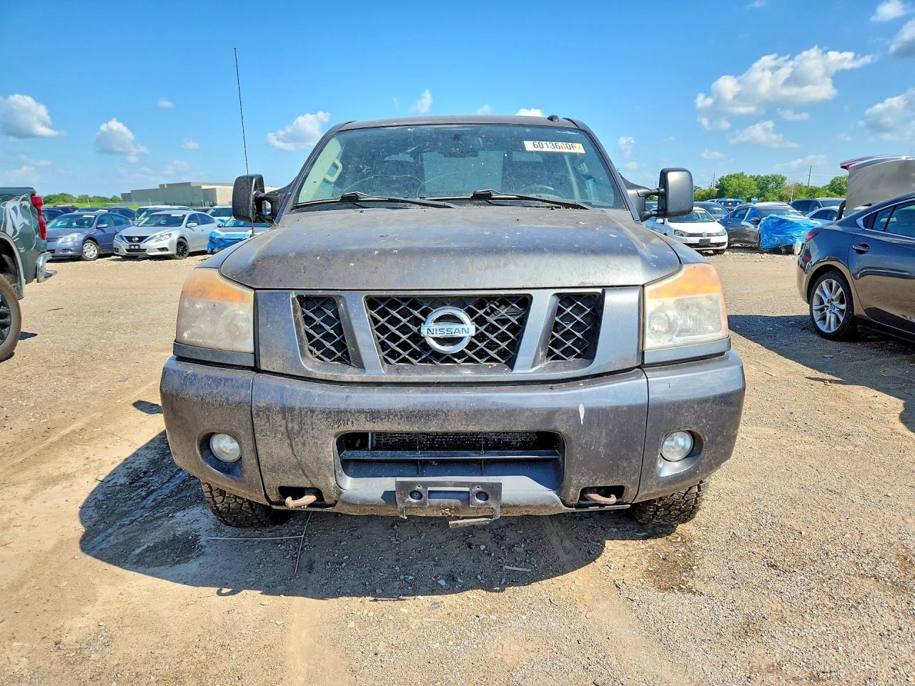 2012 Nissan Titan Sv Gray vin: 1N6AA0EC0CN304048
