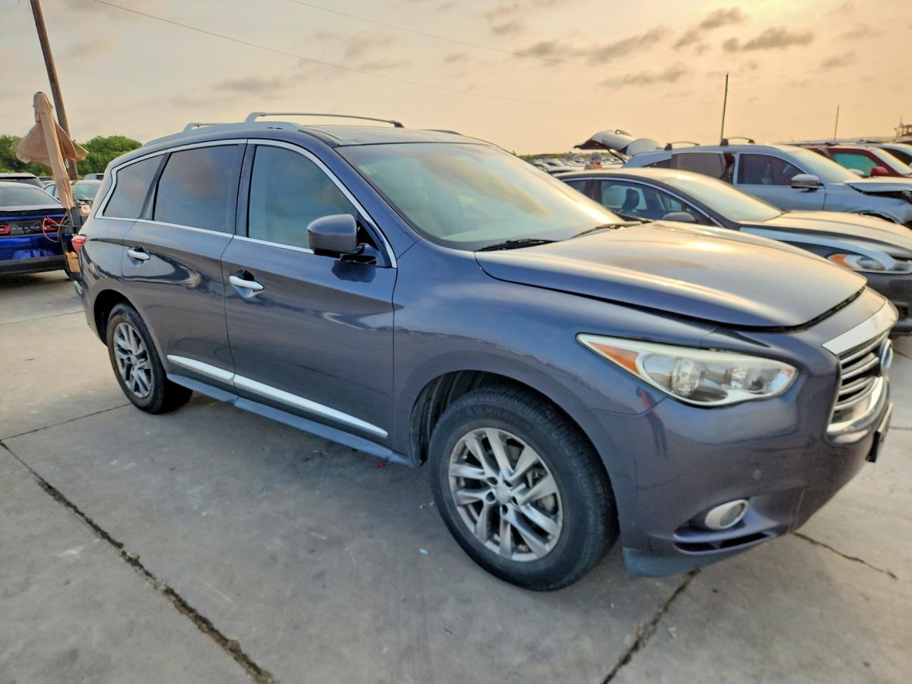 2013 Infiniti Jx35 Base Gray vin: 5N1AL0MM0DC335476