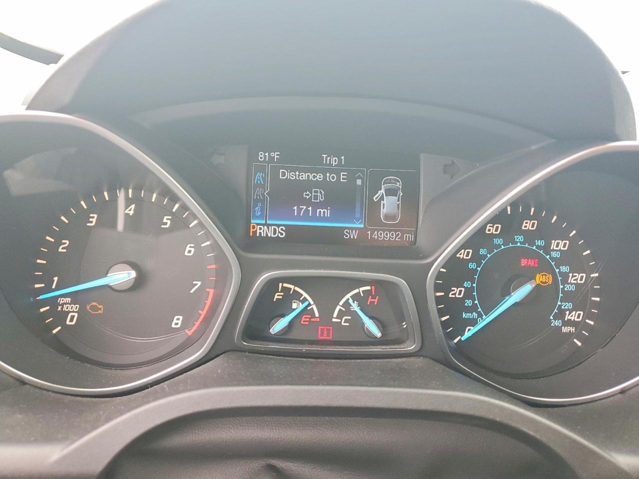 2015 Ford Escape Titanium White vin: 1FMCU0J95FUB04785