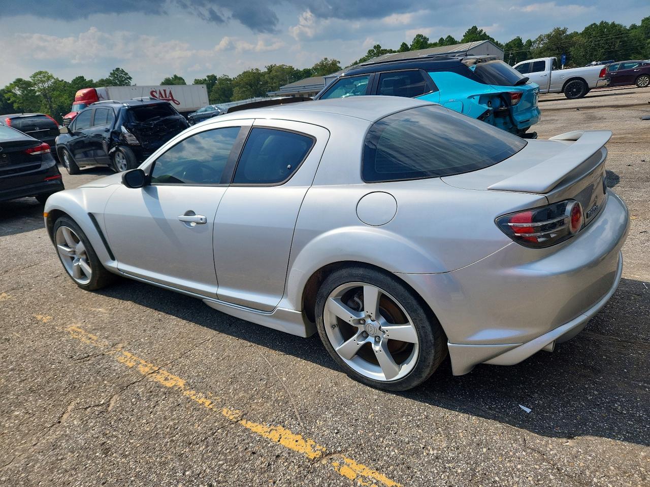 2004 Mazda Rx8 Silver vin: JM1FE17N440118058