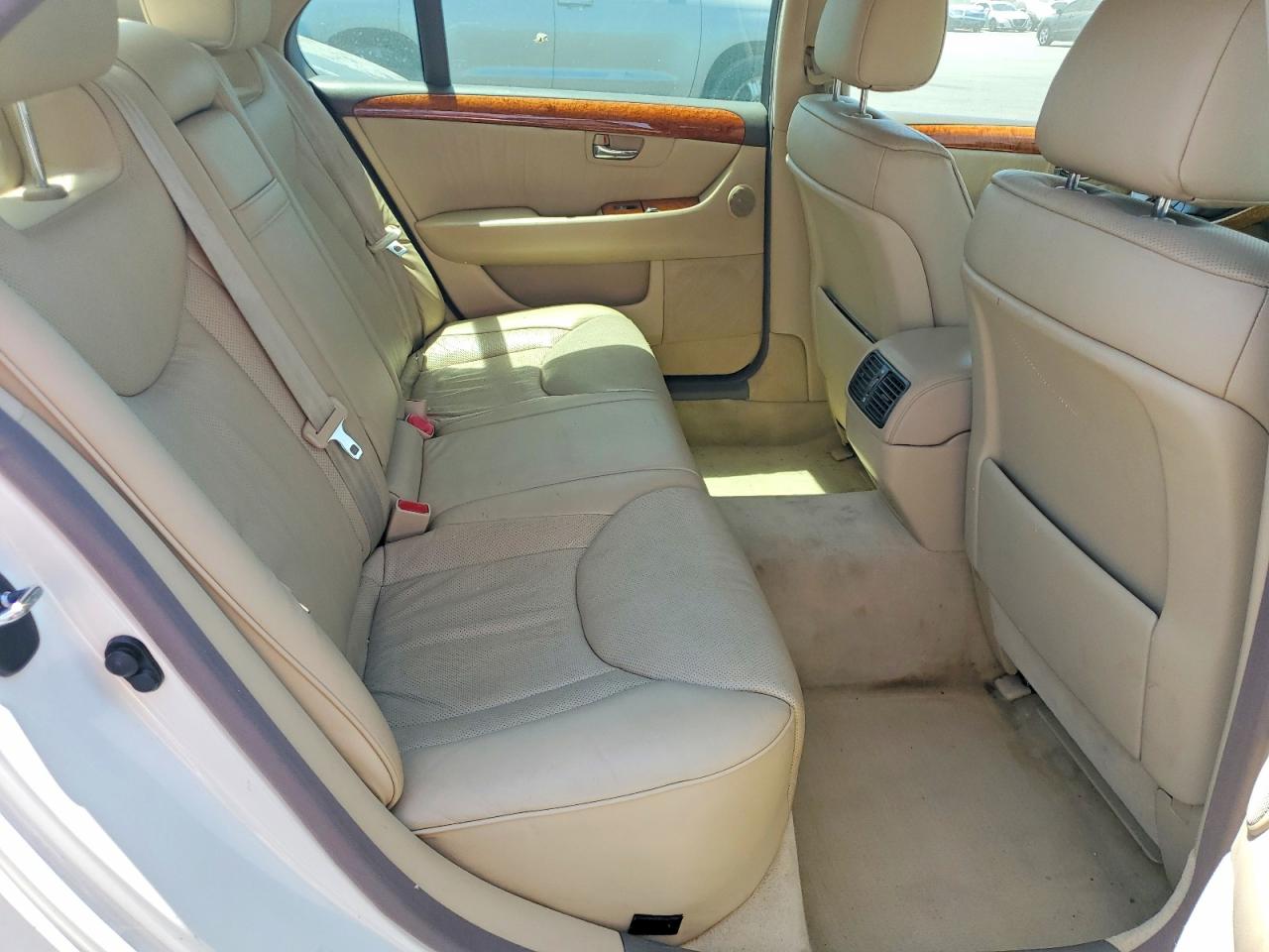 2006 Lexus Ls 430 White vin: JTHBN36F565038907