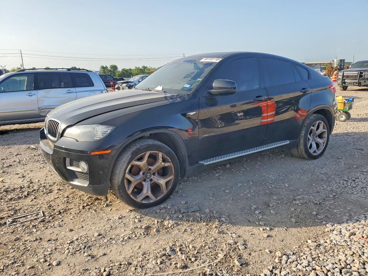 2014 Bmw X6 Xdrive35i Black vin: 5UXFG2C57E0H09882