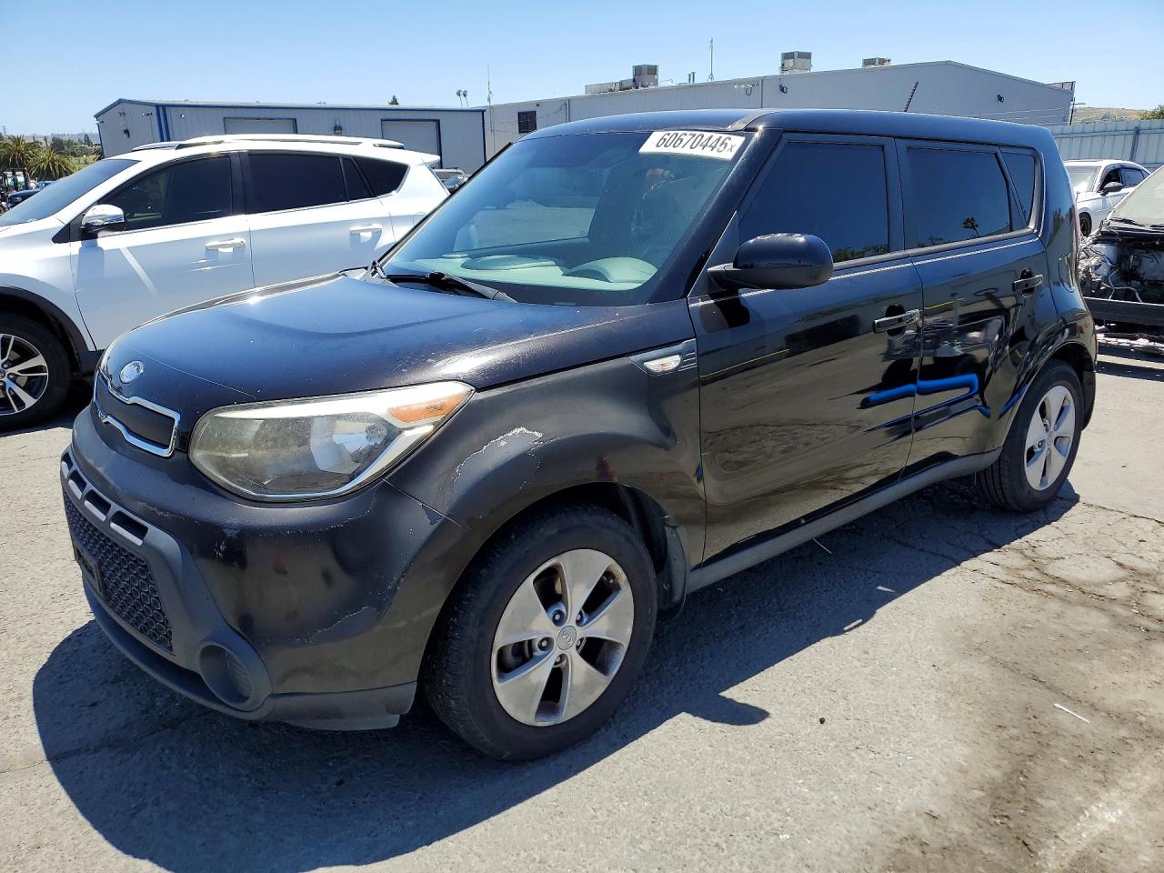 2014 Kia Soul Base Черный vin: KNDJN2A23E7040542