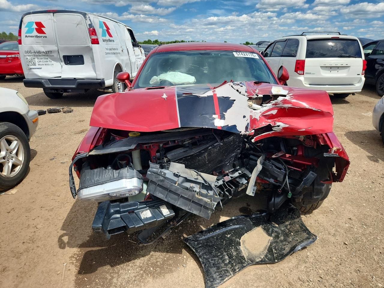 2010 Dodge Challenger Se Red vin: 2B3CJ4DV5AH259914