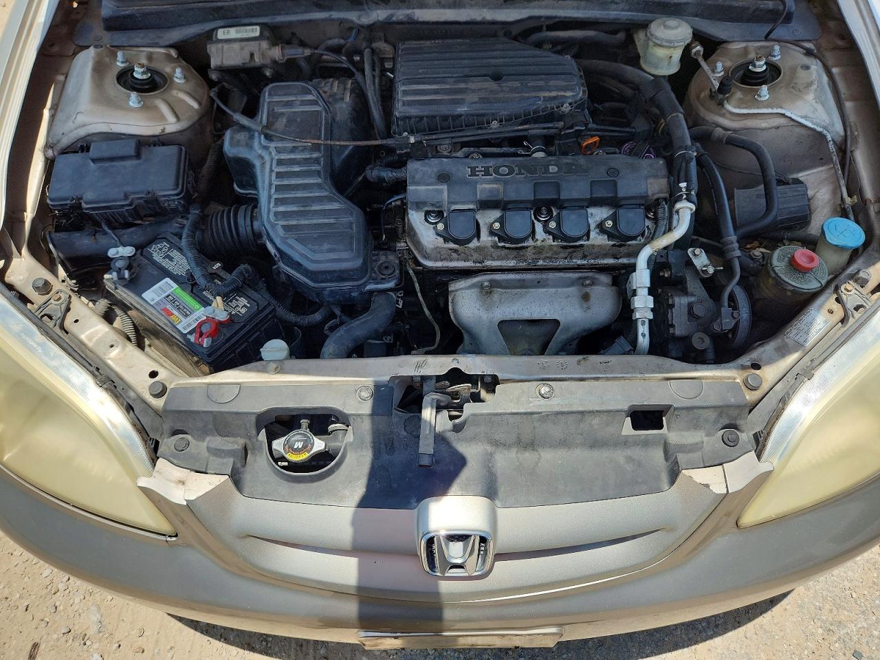 2002 Honda Civic Lx Серый vin: 1HGEM22562L064478