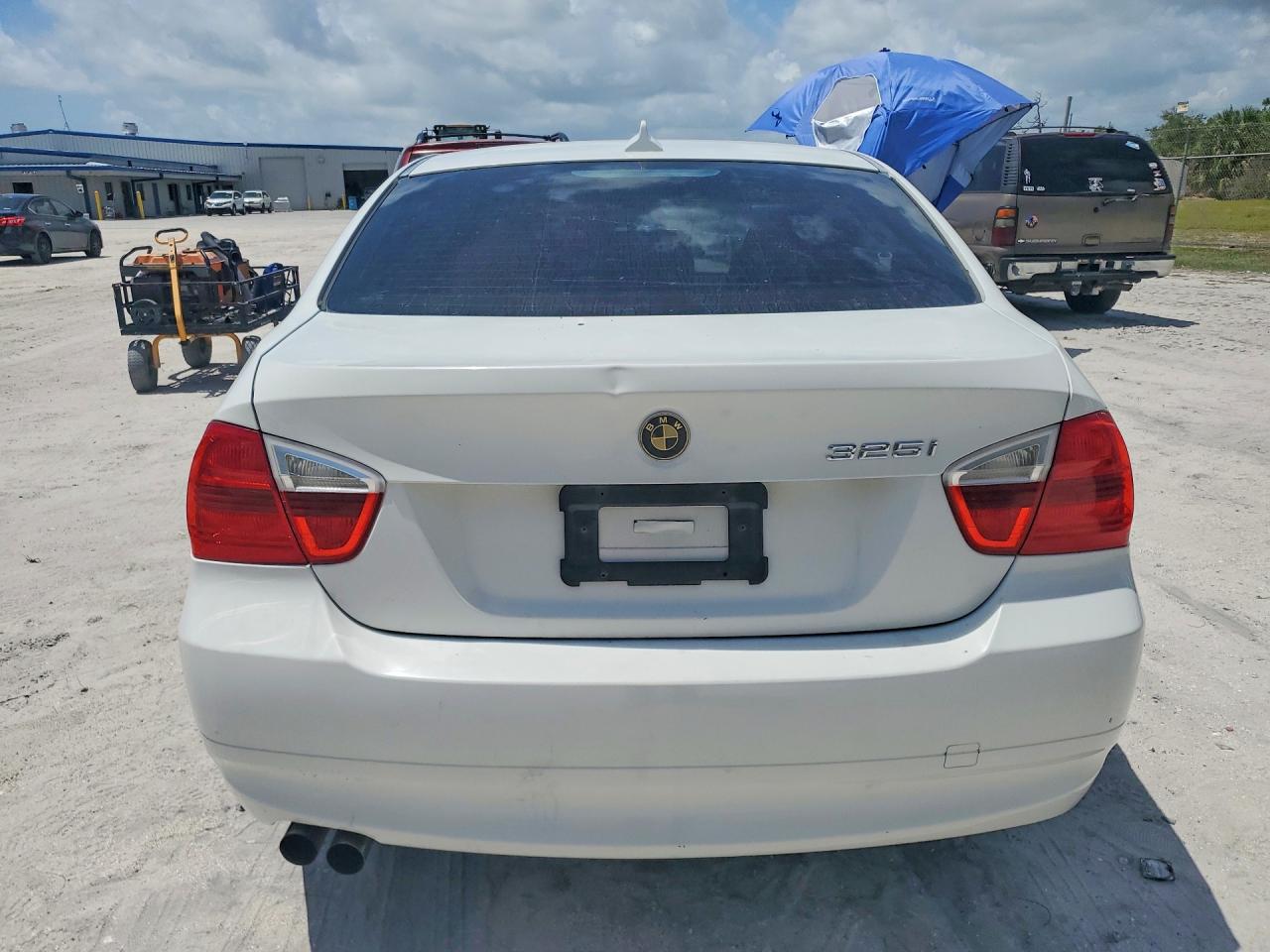 2006 Bmw 325 I White vin: WBAVB13536PT16275
