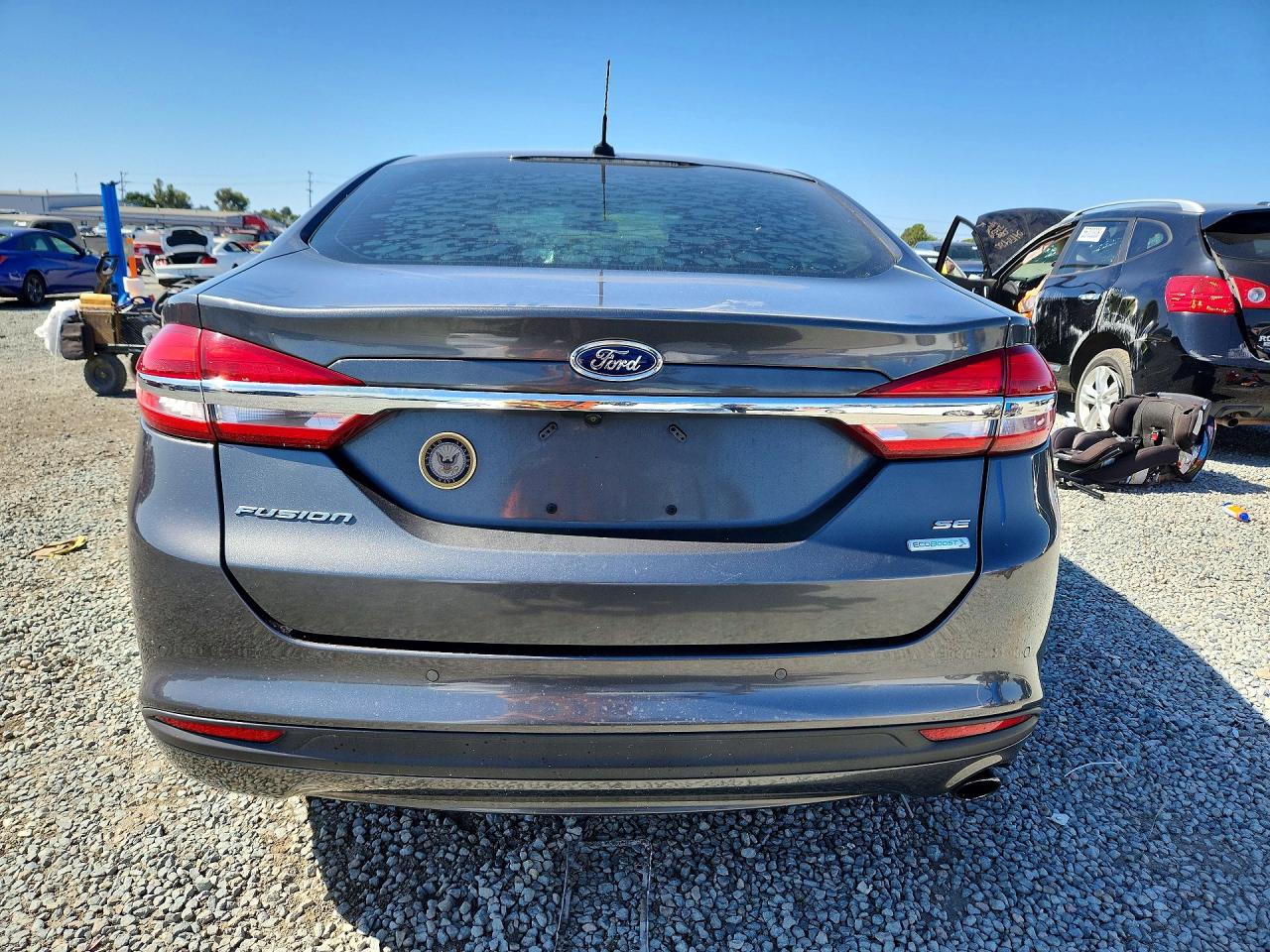 2017 Ford Fusion Se Silver vin: 3FA6P0HD2HR293401