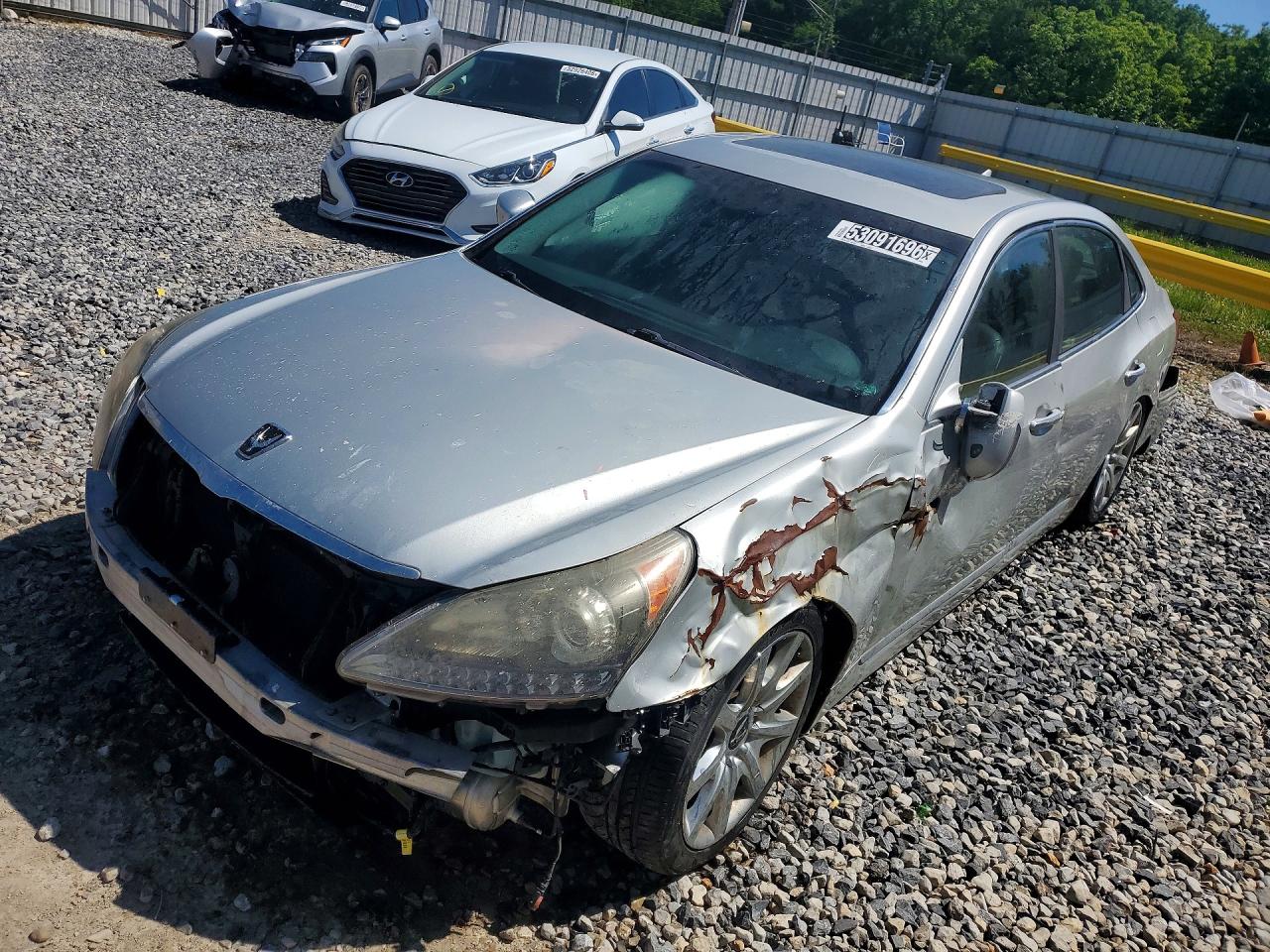 2011 Hyundai Equus Signature Silver vin: KMHGH4JF2BU029055