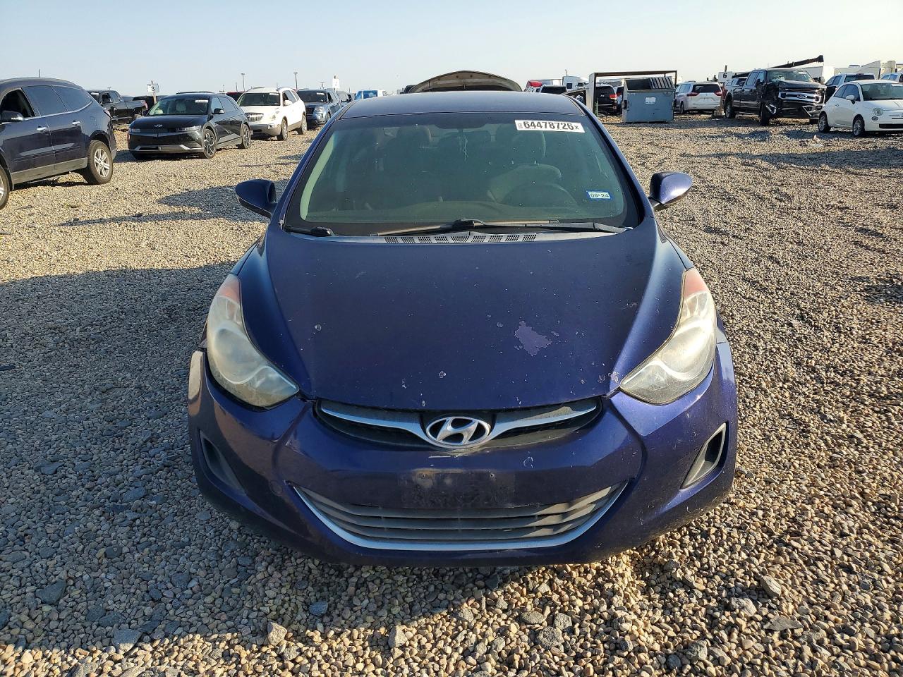 2013 Hyundai Elantra Gls Blue vin: 5NPDH4AE0DH436366