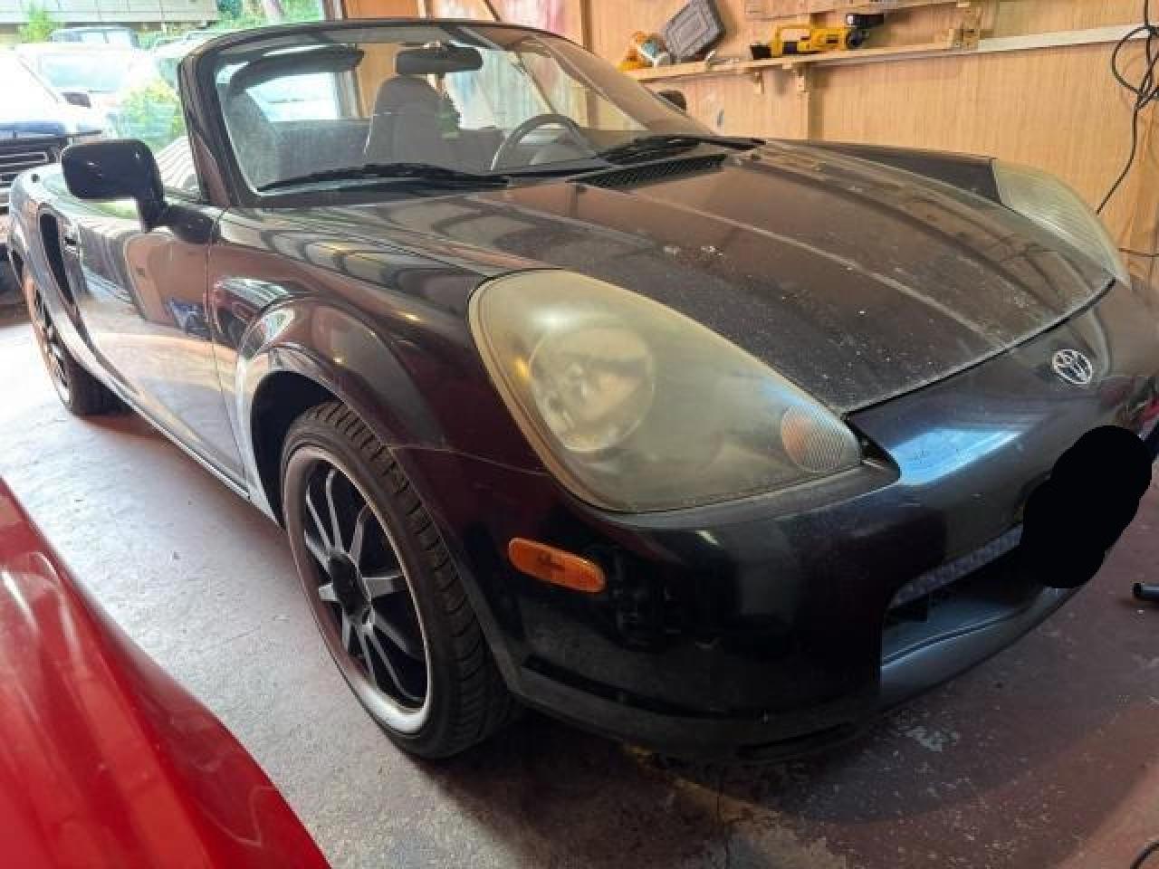 2002 Toyota Mr2 Spyder Black vin: JTDFR320420052698
