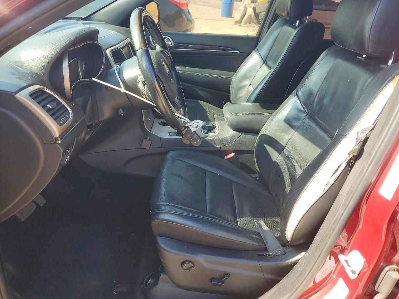 2014 Jeep Grand Cherokee Overland Красный vin: 1C4RJFCT0EC390391