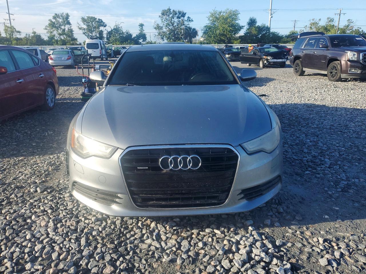 2014 Audi A6 Premium Plus Silver vin: WAUFGAFC8EN006777