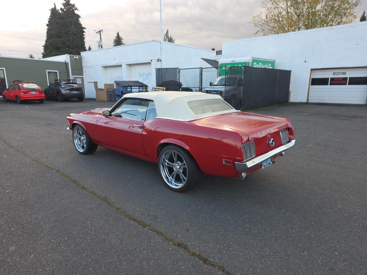 1970 Ford Mustang Red vin: 0F03F135609