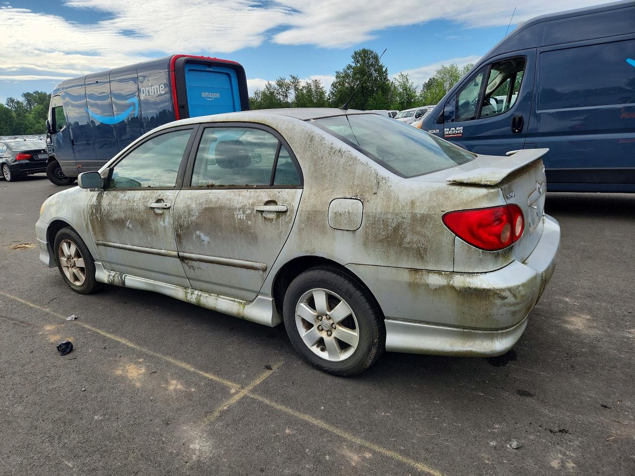 2006 Toyota Corolla S Silver vin: 1NXBR30E66Z727782