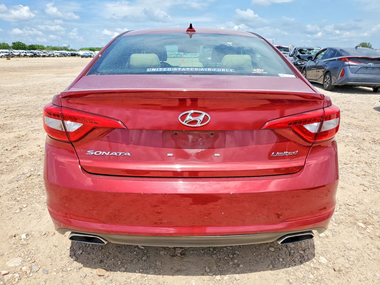 2015 Hyundai Sonata Limited Maroon vin: 5NPE34AF1FH193438