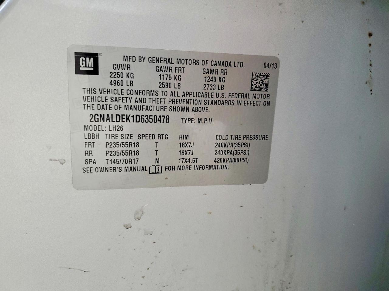 2013 Chevrolet Equinox Lt Silver vin: 2GNALDEK1D6350478