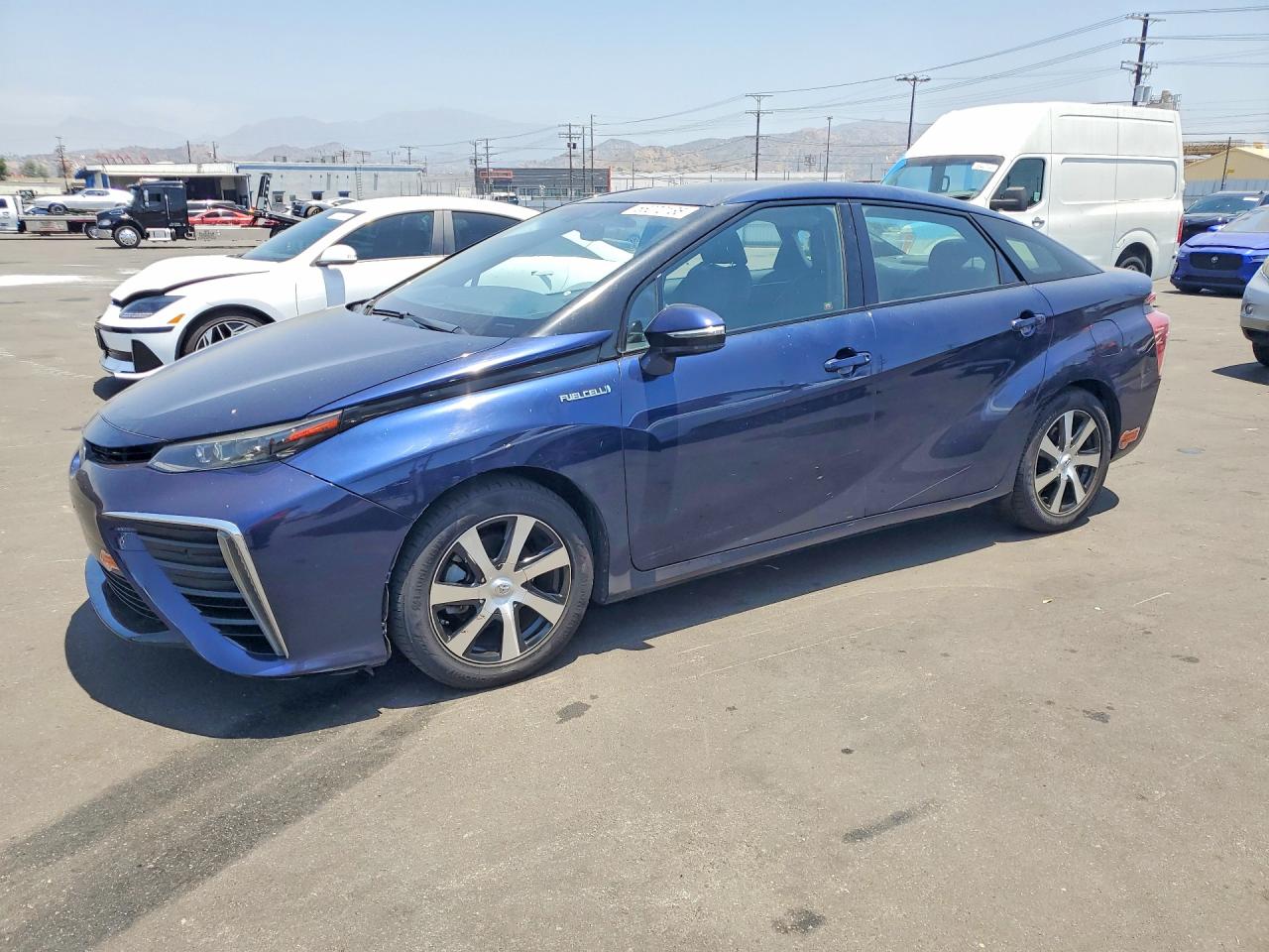 2017 Toyota Mirai Base Blue vin: JTDBVRBD3HA001955