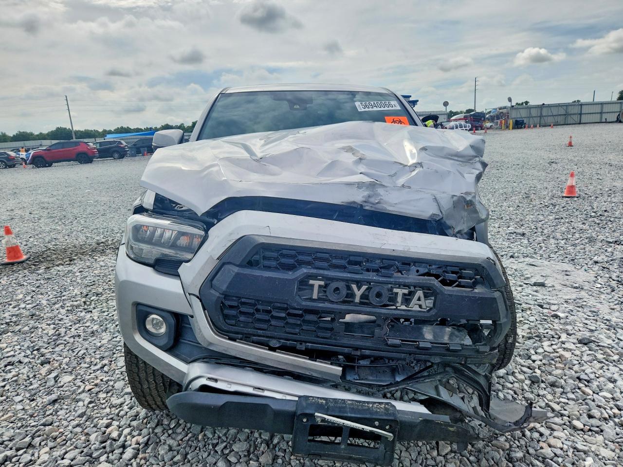 2021 Toyota Tacoma Trd Off-road Silver vin: 3TMCZ5AN4MM391358