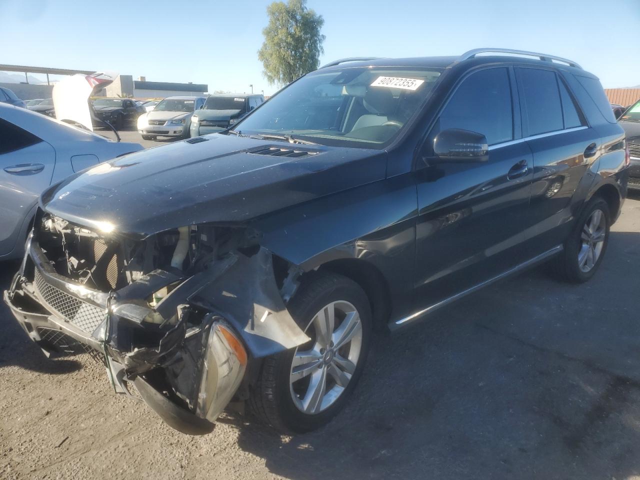 2015 Mercedes-benz Ml 350 4matic Black vin: 4JGDA5HB8FA540681