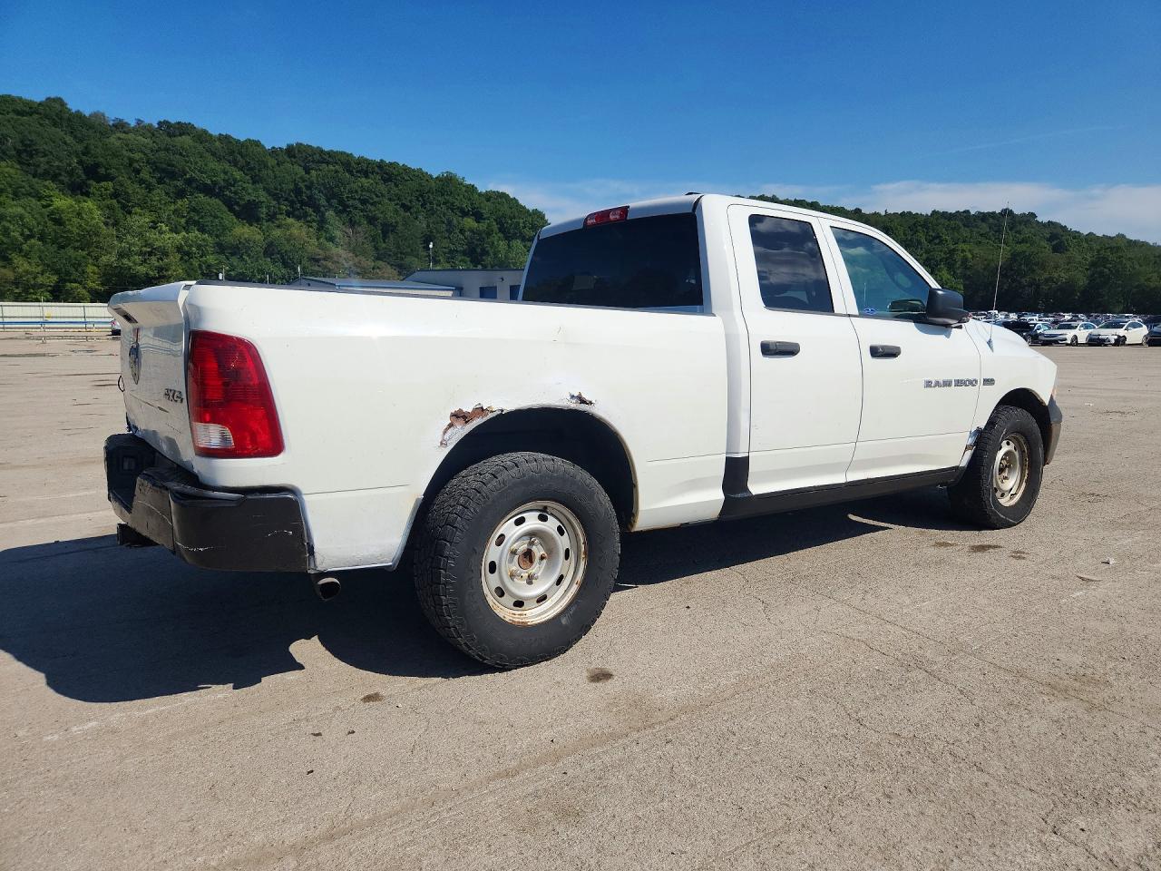 2011 Dodge Ram 1500 White vin: 1D7RV1GT8BS598902
