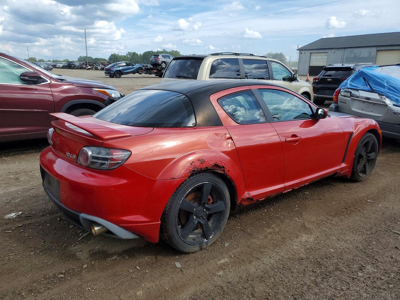 2004 Mazda Rx8 Red vin: JM1FE17N640104968