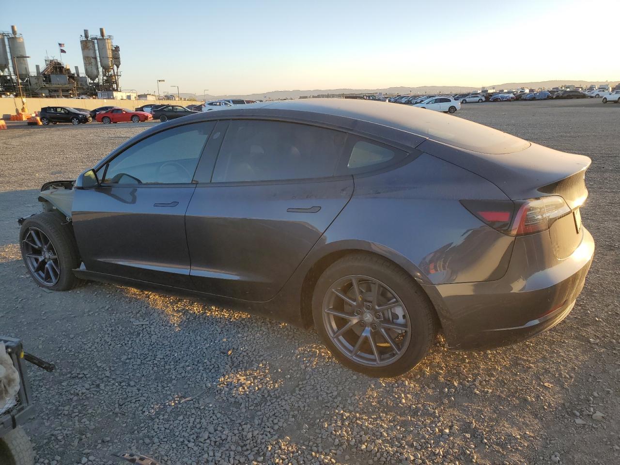 2021 Tesla Model 3 Серый vin: 5YJ3E1EBXMF072619